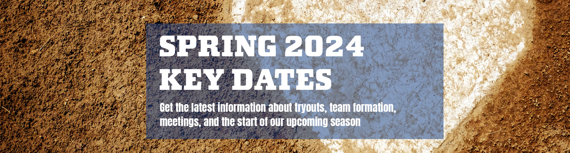 Spring 2024 Key Dates